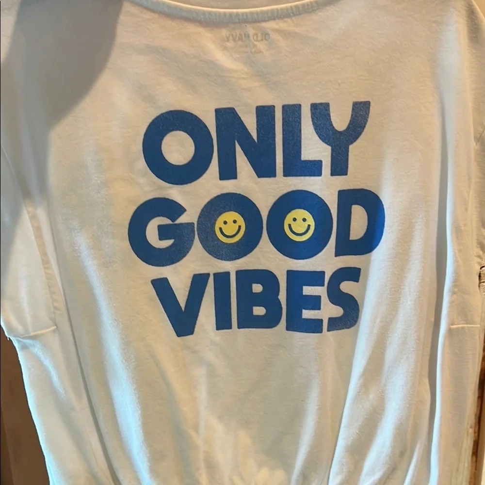 Old Navy Kids Tees - Aqua and White